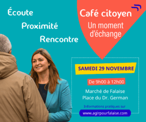 Votre avis compte ! 2ème café citoyen pour construire l’avenir de Falaise