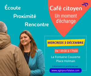 Votre avis compte ! 3ème café citoyen pour construire l’avenir de Falaise