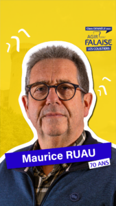Marurice Ruau rejoint la liste Agir pour Falaise avec Clara Dewaële pour les Élections Municipales 2026